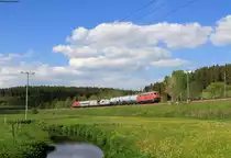 218 484-4 und 218 191-5 mit dem Bauz 91750 (Offenburg-Donaueschingen) bei Stockburg 18.5.20