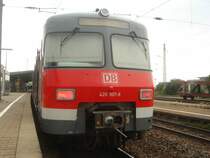 ET 420 907-8 im Bahnhof Bietigheim. Aufgenommen am 20.07.07