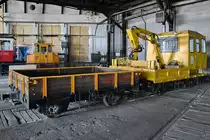 Ein Rottenkraftwagen SKL 25 mit Anhänger Mitte Juni 2020 im Lokschuppen Pomerania Pasewalk.