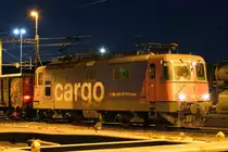 Re 420 347-7 hat soeben einen Nahgüterzug vom RBL nach Lupfig AG gebracht. Aufgenommen am Abend des 29.06.2020.