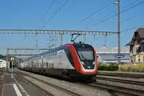 RABDe 502 012-3 Twindexx durchfährt den Bahnhof Rupperswil. Die Aufnahme stammt vom 24.06.2020.