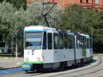 Tatra Nr. 145 (ex BVG Berlin?) in Stettin am 08.08.2018