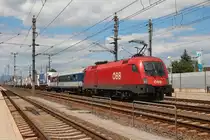 Ein paar Minuten musste die ROLA41405 von Wels Vbf Terminal nach Maribor Tezno am 4.7.2020 in Werndorf warten weil ab hier bis Lebring die Südbahn eingleisig ist. Der 1116 061 hat an diesem heißen Tag die Kühlpause bestimmt nicht geschadet.
