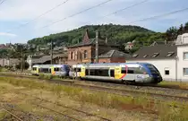 SNCF X 73913 (Nachschuss) + X 73919 (führend) // Sierck-les-bains // 4. Juli 2020