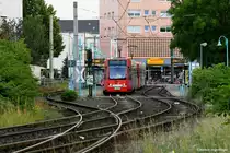 4047 als Linie 7 mit dem Fahrtziel  Baumschulenweg  an der Haltestelle  Poll Salmstraße  am 05.07.2020.
