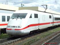 ICE 1 Garnitur 401 001 verl�sst den Basel Badischen Bahnhof am 03.07.2007