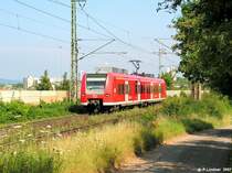 BR 426 010-5 als R11 (Salamanderb�hnle) am 20.7.07 auf dem Weg von Stuttgart-Untert�rkheim nach Kornwestheim
