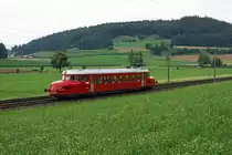 SBB Rote Pfeil von SBB HISTORIC auf Sonderfahrt.
RAe 2/4 1001 bei Riedtwil am 15. Juli 2020.
Foto: Walter Ruetsch