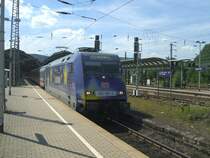BR 101 101-4  Europa  mit IC 2049 K�ln-Leipzig bei der Ausfahrt 
aus dem Hagener Hbf.