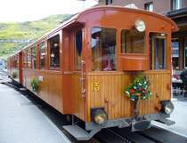 JB - Nostalgie Zug im Bahnhof der Kleinen Scheidegg am 16.06.2007