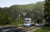 Am Abend des 19.07.2020 verläßt VT 112 Bayrischzell in Richtung München