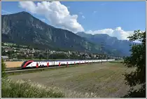 IR13 3278 nach St.Gallen bei Zizers mit einem acht- und vierteiligen Twindexx. (14.07.2020)