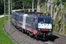 189 997 gemeinsam mit 193 669 auf Bergfahrt in Gries am Brenner, aufgenommen am 23.07.2020.