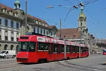 Be 4/6 741 Vevey Tram, auf der Linie 7, fährt zur Haltestelle Hirschengraben. Die Aufnahme stammt vom 24.06.2020.