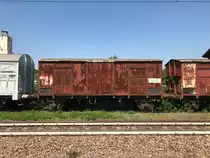 Carro FS tipo G. Stazione di Piadena. (20-04-2019)