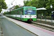 Triebzug 965/683/966 an der Station Szent Imre t�r im Stadtteil Czepel (6. Juli 2007)