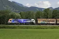 ÖBB 1116 199-1  60 Jahre ROCO  zieht am 20.07.2020 einen Güterzug durch Niederaudorf