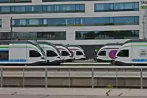 Am Abend des 13.07.2019 standen Sm5 34 B, Sm5 15 B, Sm5 65 B, Sm5 45 B, Sm5 62 B und Sm5 40 A alle zusammen im Hauptbahnhof von Helsinki und wartete auf ihre nächsten Einsaätze oder auf ihre Ausfahrten.