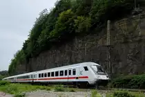 Ein IC Ende Juli 2020 der Durchfahrt in Ennepetal.