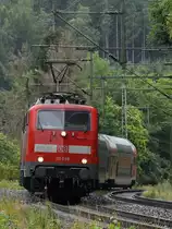Dieser von 111 096 gezogene RE4 war Ende Juli 2020 in Ennepetal zu sehen.