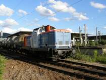 212 270 der Nordbayerischen Eisenbahn (NBE) am 22.07.07 in Heidelberg.
