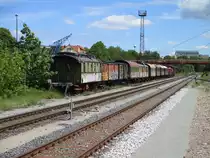 Auch in Ilmenau hat die Rennsteigbahn Wagen abgestellt.Aufnahme vom Bahnsteig aus am 30.Mai 2020.