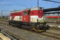 LokoTrans 742 368 wartet auf neue Aufgaben in Sturovo am 12 September 2018.