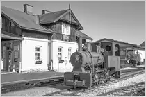 Man könnte meine eine Zeitreise zu machen .... 
Aber das Bild ist Aktuell . 
Am 5.09.2020 steht Lok 8 vor dem Bahnhof Stainz. 