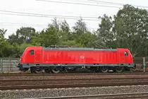 Seitenportrait von der  Neuen  187 193, als diese am Abend des 18.07.2019 als Lokzug aus dem Rangierbahnhof Maschen durch den Bahnhof von Hamburg Harburg in Richtung Hamburg Wilhelmsburg fuhr.