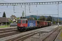 Re 620 039-8 durchfährt den Bahnhof Rupperswil. Die Aufnahme stammt vom 25.08.2020.