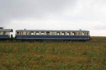 OSEK 5042.14 am 06.September 2020 als letztes Fahrzeug der NF 14809 (Gänserndorf - Groß Schweinbarth) kurz nach Matzen.