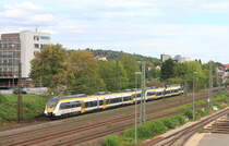 Von 422 122 angefürhtes Hamsterpärchen als RB Tübingen-Heilbronn am 03.09.2020 in Oberesslingen. 
