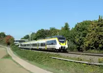 Sachsenheim - 8. September 2020 : Talent 2 8442 312 als RB 19513/19613 Pforzheim/Bruchsal nach Stuttgart.