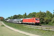 Sachsenheim - 8. September 2020 : 185 385 mit einem Gemichten unterwegs.