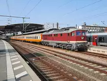 EBS 132 334-4 mit dem DPE 30141  Klassentreffen  nach Weißenfels über Straußfurt, am 12.09.2020 in Erfurt Hbf.