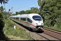 403 052-4 (Tz 352  Mönchengladbach ) als unbekannter ICE fährt nahe Bruchsal Schlachthof auf der Bahnstrecke Bietigheim-Bissingen–Bruchsal (Westbahn (Württemberg) | KBS 770) Richtung Bretten.
[30.7.2020 | 11:33 Uhr]