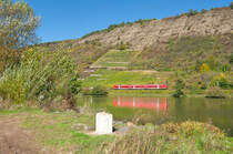 RB 58043 (Jossa - Würzburg Hbf) bei Karlstadt, 12.10.2019