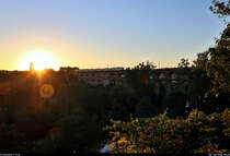 Dem Sonnenuntergang entgegen...
Ein 1430 (Stadler FLIRT 160) der Go-Ahead Baden-Württemberg GmbH (GABW) als umgeleiteter und verspäteter RE 19030 (RE1) von Stuttgart Hbf nach Karlsruhe Hbf befährt das Bietigheimer Eisenbahnviadukt auf der Bahnstrecke Bietigheim-Bissingen–Bruchsal (Westbahn (Württemberg) | KBS 770).
[30.7.2020 | 20:45 Uhr]