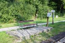 Haltestelle Haaberg am 12.September 2020.