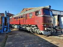 DB Museum 120 274-6 am 19.09.2020 beim Eisenbahnfest im Bw Arnstadt hist..