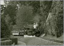 Kurz nach der Abfahrt in Blonay muss die Blonay-Chamby G 2x 2/2 105 mit mächtig Dampf ihren Zug in Fahrt halten, geht es hier doch beträchtlich bergauf. 

20. Sept. 2020