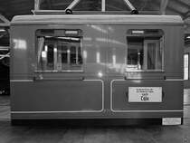 Dieser Abschnitt mit zwei Abteilen eines 1920 gebauten Schnellzugwagens war Anfang August 2020 in der Lokwelt Freilassing zu sehen.