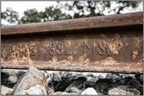 Graz 1892,.. 

So Alt sind die Schienen ( zumindest einige ) der Stianzer Lokalbahn..
19.09.2020