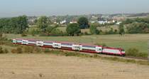 Fennange - 22. September 2020 : Traxx 4011 mit eine Dosto Garnitur am RE 409 Rodange - Troisvierges kurz vor Bettemburg.
