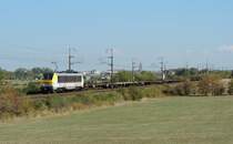 Fennange - 22. September 2020 : die 3013 mit dem  Güterzug 36009 in Richtung Belval hat soeben Bettemburg verlassen.