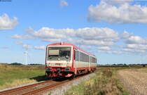 629 505-8 als neg 13 (Niebüll-Dagebüll) bei Blocksberg 1.9.20