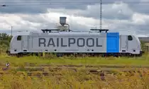 Railpool 187 308 in voller Breitseite im Bahnhof Nordhausen 27.09.2020