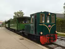 Chiemseebahn im Bahnhof Prien am Chiemsee, 20.09.2020.