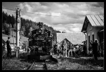 Beim Halt zum Wassernehmen in Pfaffenschlag, konnte ich die Sächsische IV K 99 568 (BJ 1910 Hartmann) ablichten. 
27.09.2020