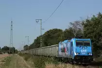 Am 19.09.2020 zog wie immer die LTE 186 941`Attracktive Forces´ den Kohlezug richtung Süden durch das `Dülkener Fotofeld´. 